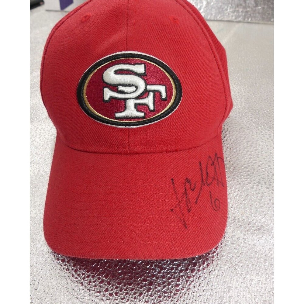 San Francisco Signed #6 Joe Nedney 49ers NFL Team Adjustable Hat Cap Maroon